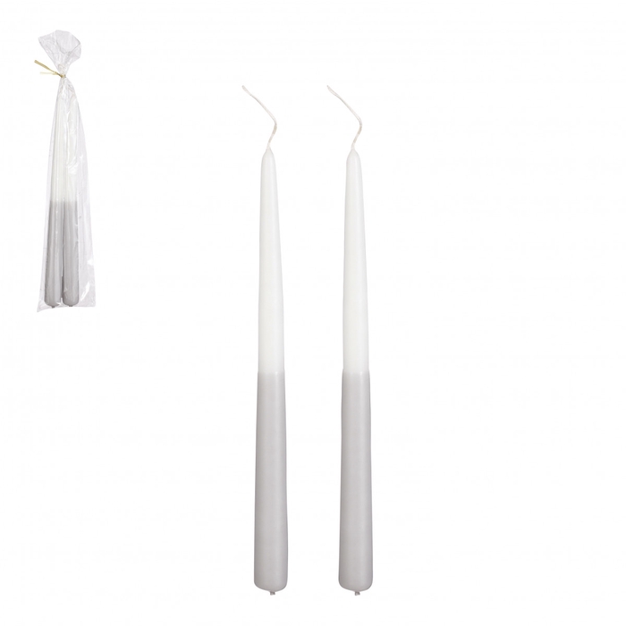 <h4>Kaars Dip-dye D2.2*30cm X2</h4>