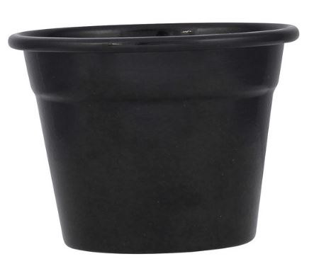 <h4>CACHEPOT DE ALUMINIO P15 PRETO</h4>