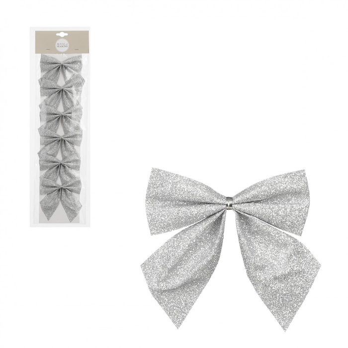 <h4>Kerst Deco strik 10*12cm x6</h4>