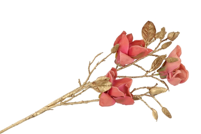 <h4>Silk Magnolia Gold Pink 77cm</h4>
