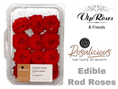 <h4>Edible rosa rosalicious red</h4>