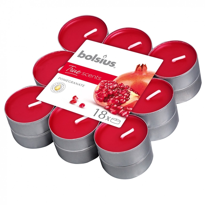 <h4>Candle Scent tealight Pomegranate x18</h4>