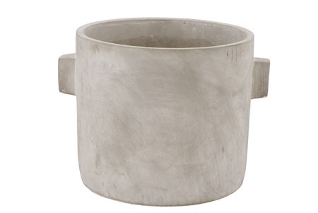 <h4>Concrete Ears Grey Pot 24x19cm</h4>
