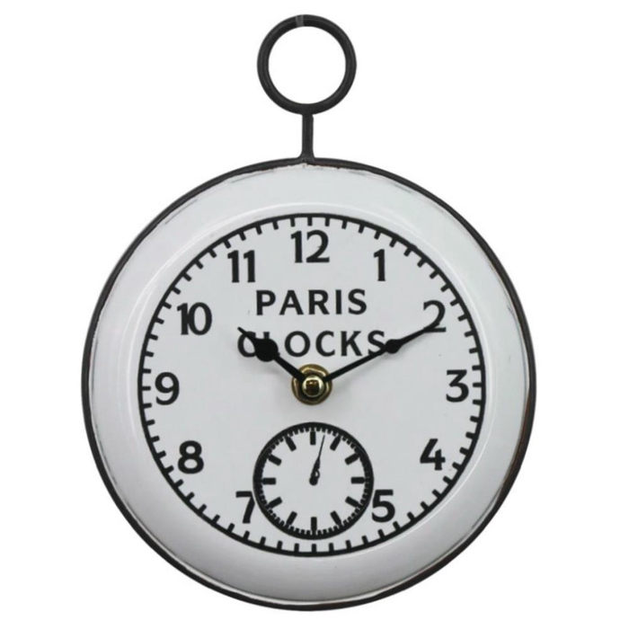 <h4>Clock Mtl Ø15cm Paris Clocks</h4>