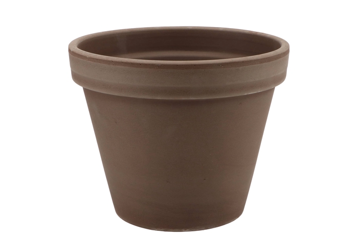 <h4>Terra Choco Bloempot Grijs 27x23cm</h4>