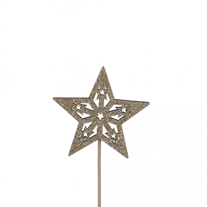 <h4>Christmas sticks 25cm Star 7.5cm</h4>
