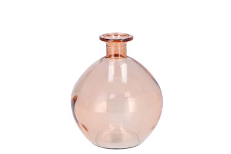 <h4>Dry Glass Peach Bottle Sphere 13x15cm</h4>