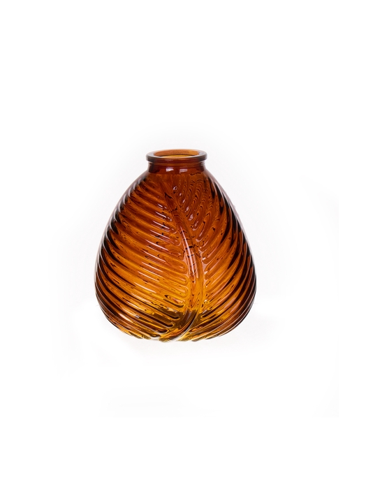 <h4>DF02-590131700 - Vase Flora d5/14xh16 amber</h4>