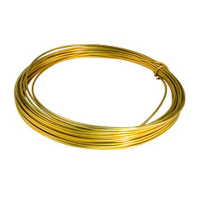 <h4>Aluminium wire gold - 100gr (12 mtr)</h4>