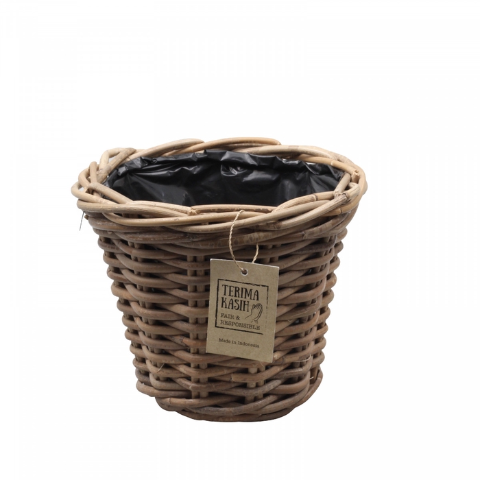 <h4>Baskets Eco Rattan pot d15*14cm</h4>