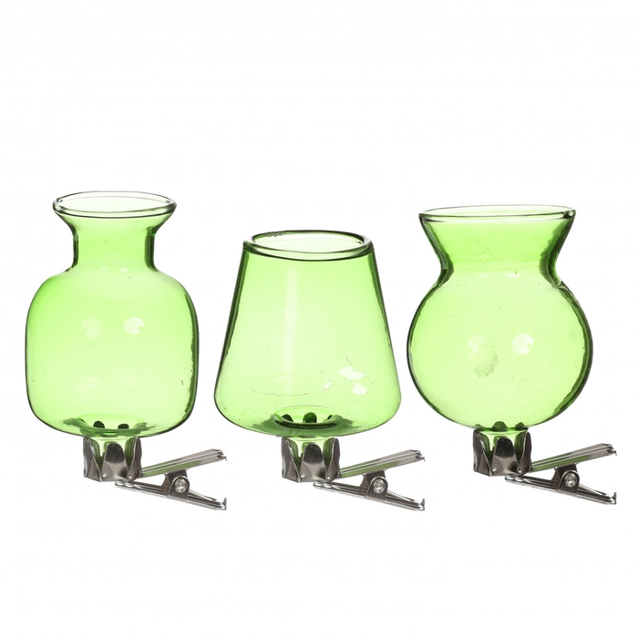 <h4>Glas Vaas/clip d04*7cm x3</h4>