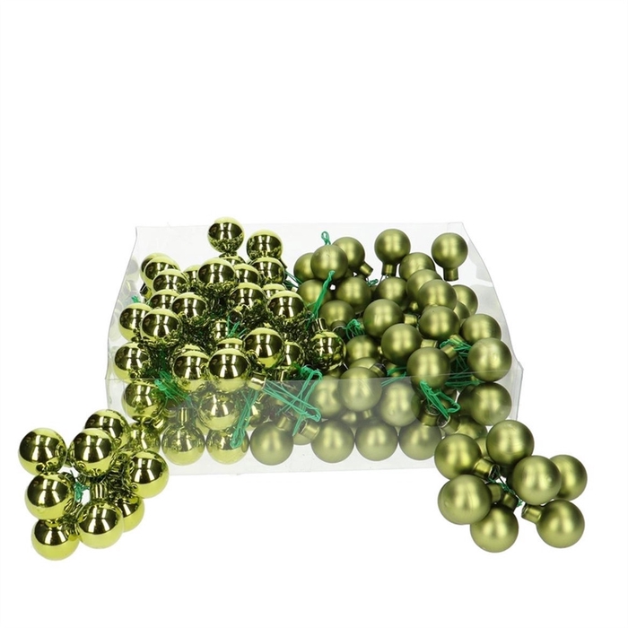 <h4>Kerstbal Bal/draad 25mm combi x144</h4>