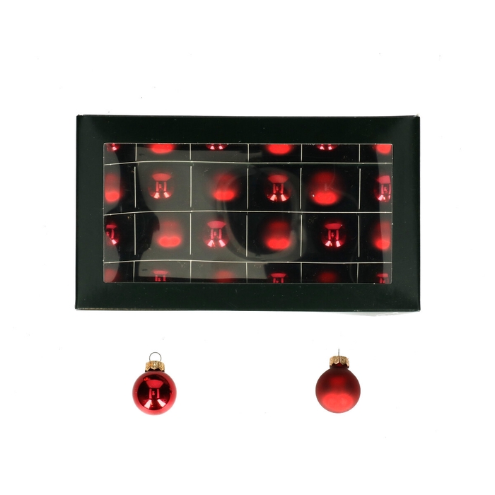<h4>Kerstbal Bal  25mm combi x24</h4>