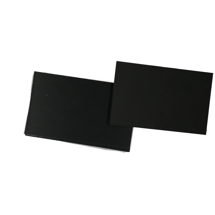 <h4>Labels Kaart zwart d10*6cm x25</h4>