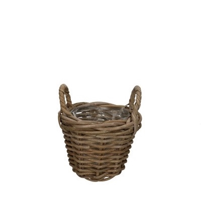 <h4>Manden Rotan pot+hv d20*16cm</h4>
