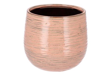 <h4>Ankara Peach Pot 22x21cm</h4>