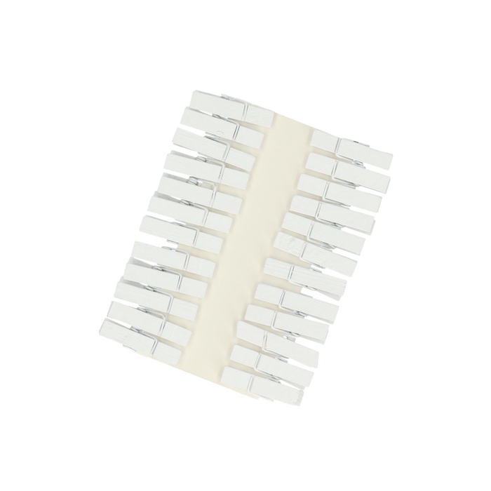 <h4>Decoratie Knijper 35mm hout x24</h4>