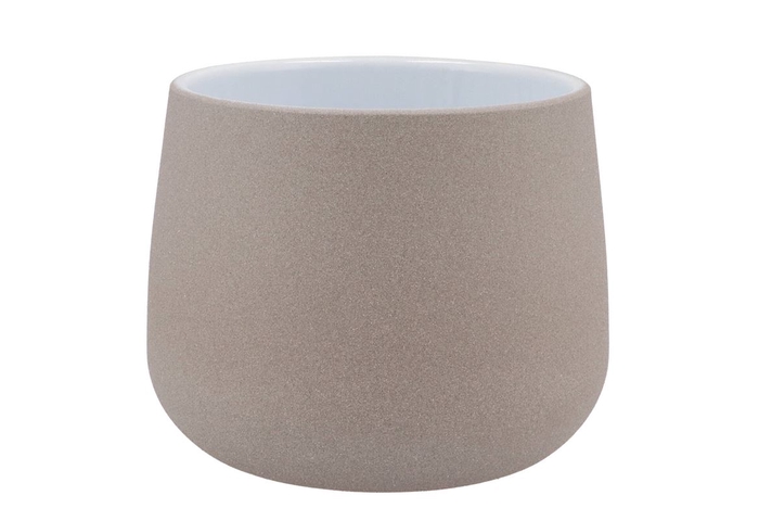<h4>Berlijn Stone Taupe Pot 19x15cm</h4>
