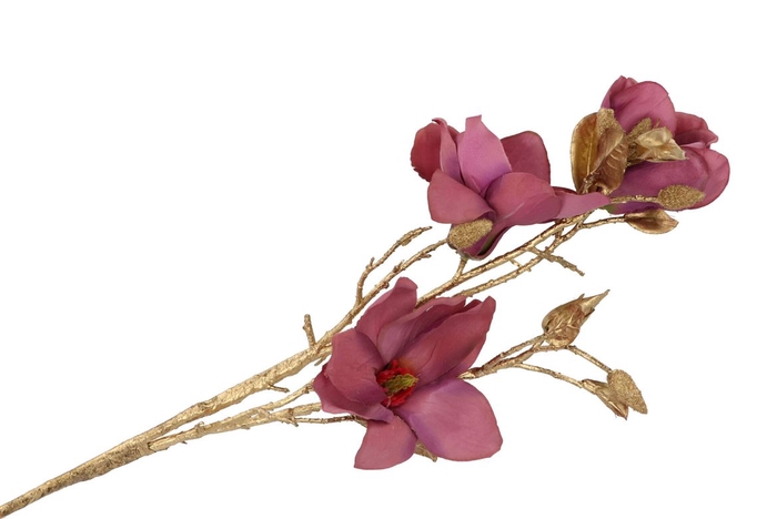 <h4>Silk Magnolia Gold Lila 77cm</h4>