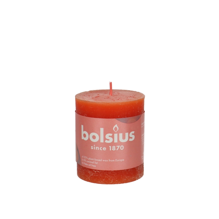 <h4>Kaars Stomp D07*08cm Rustiek</h4>