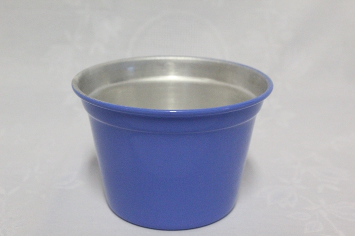 <h4>CACHEPOT DE ALUMINIO P11 AZUL NEON</h4>