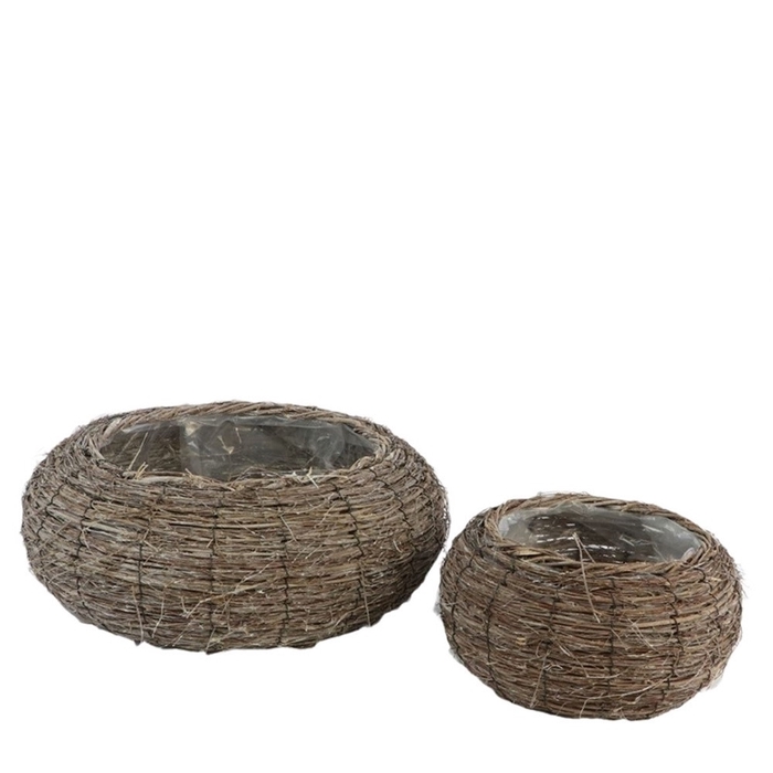 <h4>Manden Schaal S/2 D47*18cm</h4>