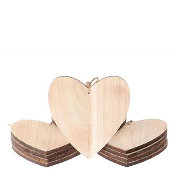 <h4>Decoratie Hanger hart 10cm x10</h4>