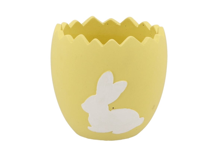<h4>Easter Rabbit Pot Yellow 14,5x14,5x14cm</h4>