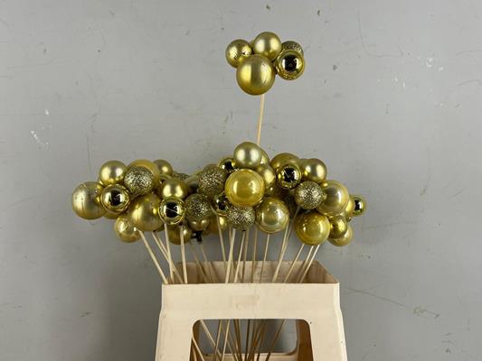 <h4>Stick Balls C. Ass. 6pc Gold</h4>