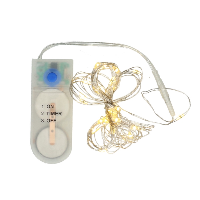 <h4>Decoratie LED draad  30L incl.batt+timer</h4>