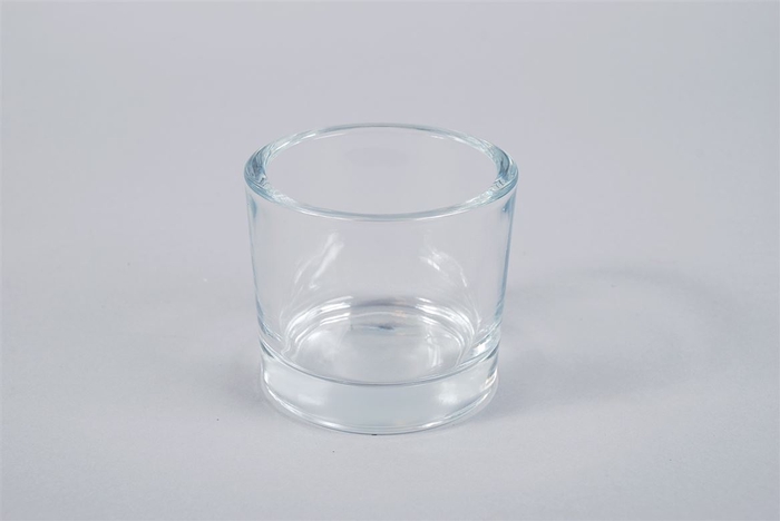 <h4>Glas Pot Cilinder Zwaar 9x8cm</h4>