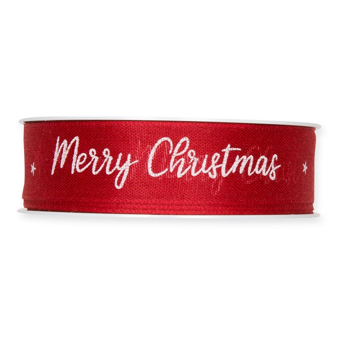 <h4>Christmas Ribbon Merry Christm.25mm 18m</h4>
