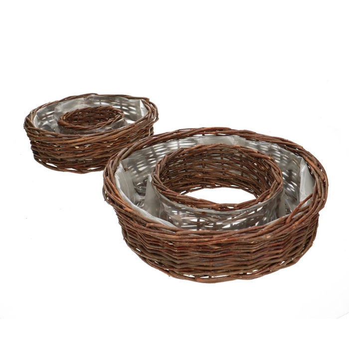 <h4>Basket sets Willow ring S/2 d31*8.5cm</h4>