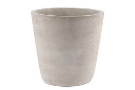 <h4>Concrete Pot Round Grey 21x21cm</h4>