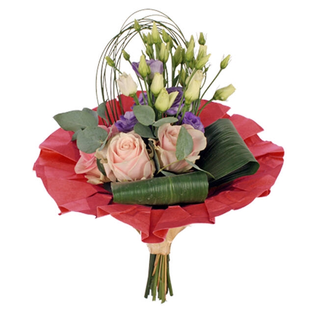 <h4>Bouquet cover kraft Ø36cm red</h4>