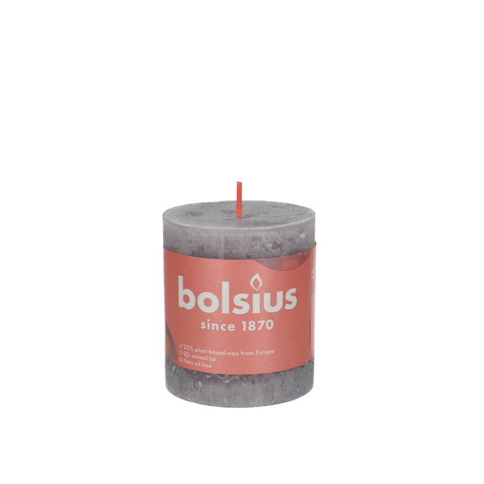 <h4>Kaars Stomp d07*08cm rustiek</h4>