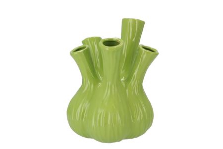 <h4>Aglio Shiny Apple Green Vase 20x25cm</h4>