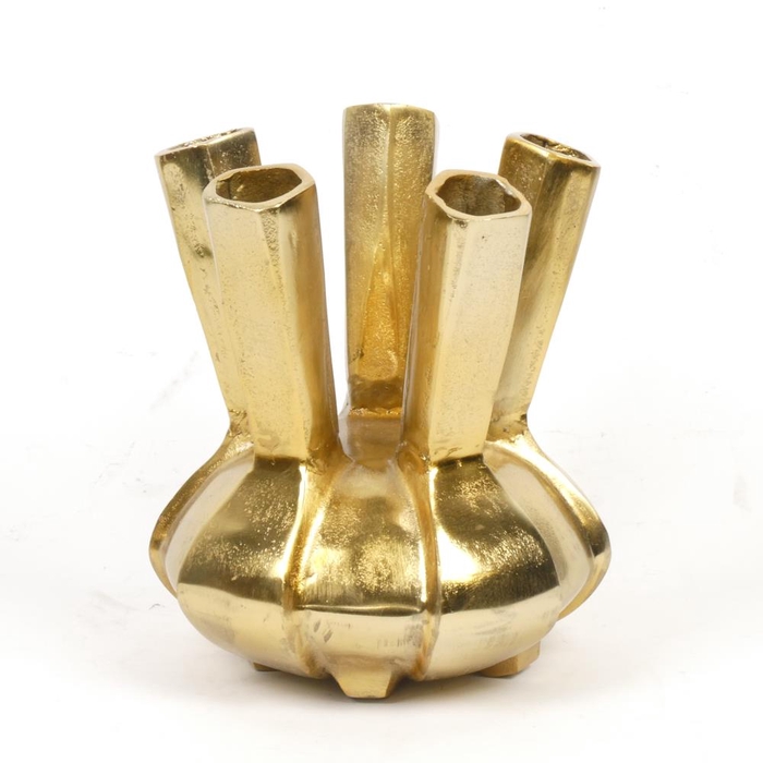 <h4>Alu Vase Gold P 33cm 41793</h4>