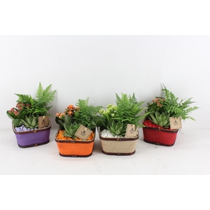 arr2 PL - Hout 4kant kl. jute mix - mix
