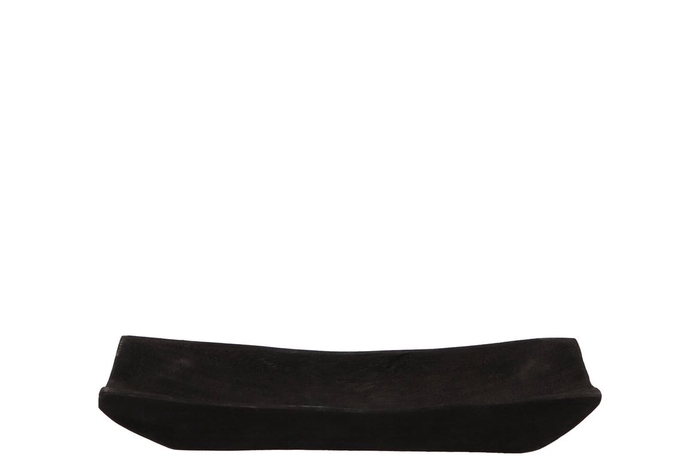 <h4>Wood black boat 32x12x5cm</h4>