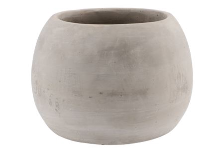 <h4>Concrete Pot Sphere 24x20cm</h4>