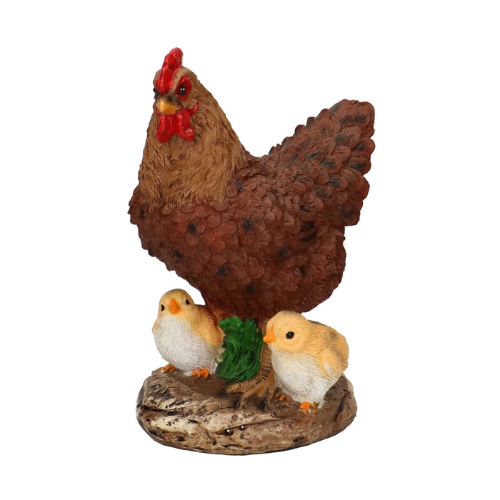 <h4>Easter Deco chicken+babychicken 15*11*20cm</h4>