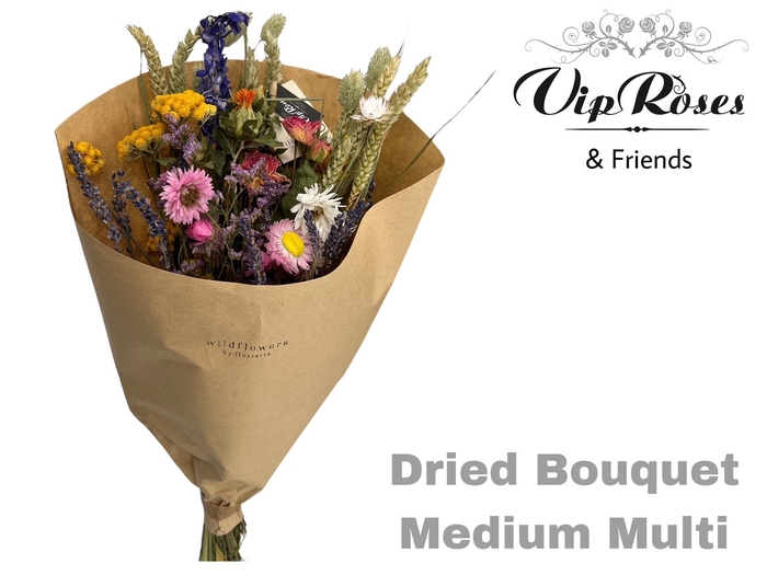 <h4>Dried Bouquet Medium Multi X10</h4>