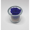 Cilinder d9x8h glitter blauw