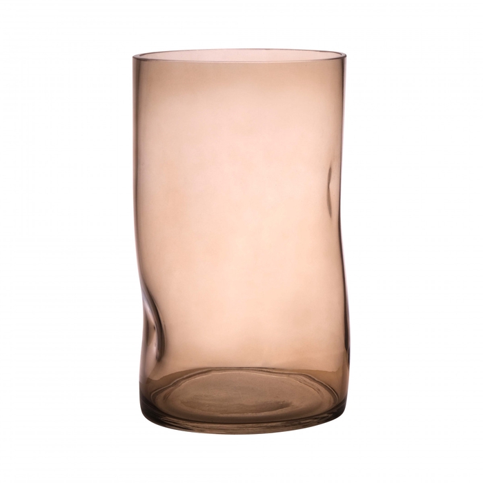 <h4>Glas Vaas Dented d15*25cm</h4>
