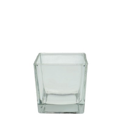 <h4>Glass Cube taper d10*10cm</h4>