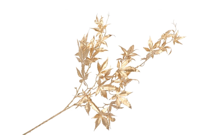 <h4>Silk Maple Leaves Gold 108cm</h4>