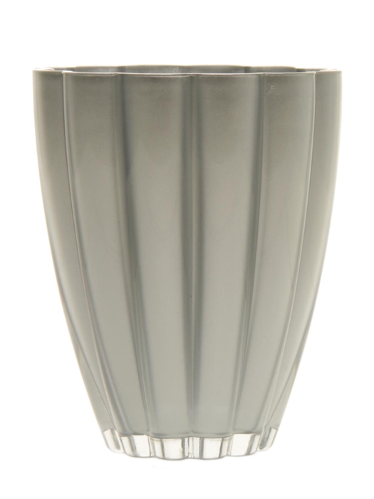 <h4>DF02-882005200 - Vase Bloom d14xh17 silver</h4>