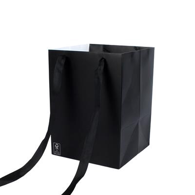 <h4>Bag Elegant carton 18x18xH25cm black</h4>