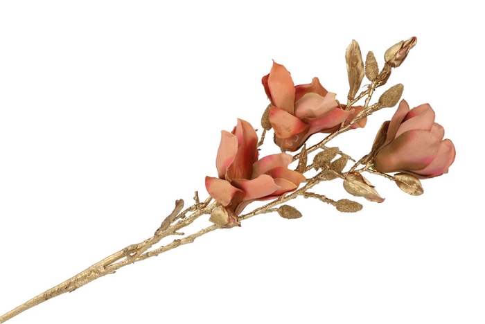 <h4>Silk Magnolia Gold Old Pink 77cm</h4>